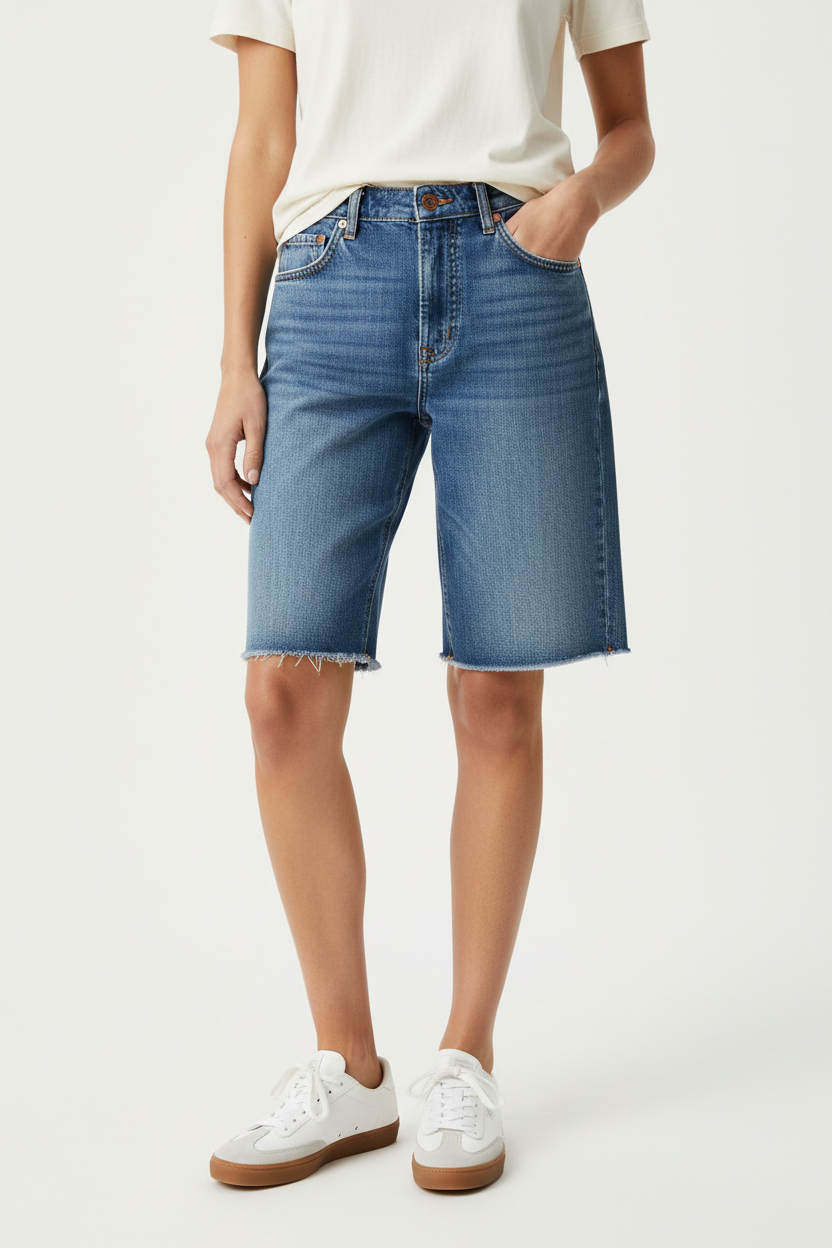 Denim Jorts - Blue